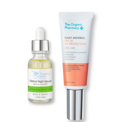 ערכת טיפוח פנים The Organic Pharmacy Bright Defence Kit 80 ml – תמונה 2