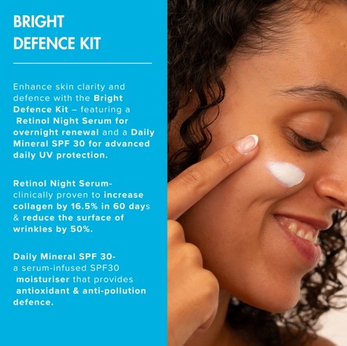 ערכת טיפוח פנים The Organic Pharmacy Bright Defence Kit 80 ml – תמונה 3