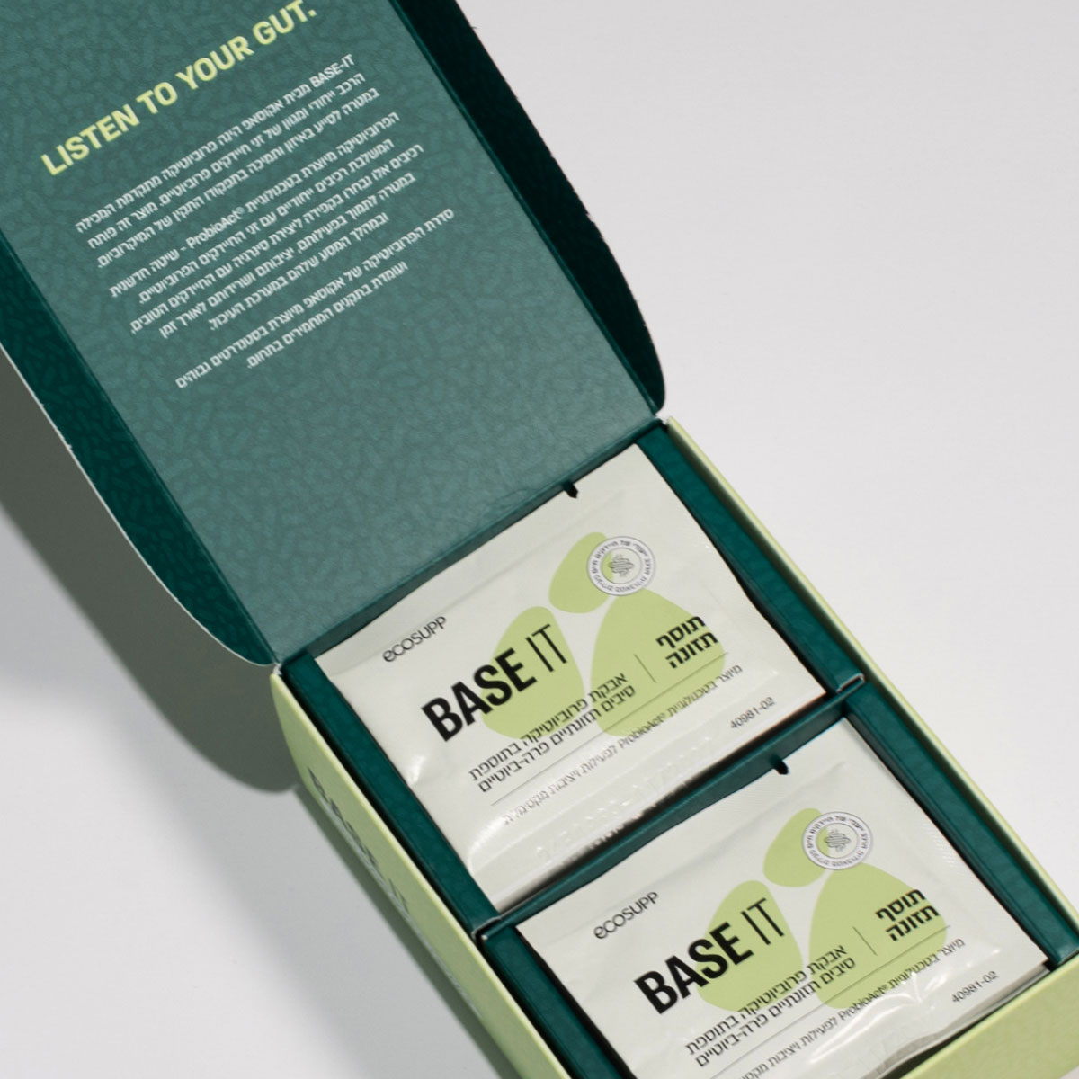 BASE IT פרוביוטיקה מתקדמת לתמיכה בבריאות מערכת העיכול והחיסון 84 גר', 28 שקיקים – תמונה 5