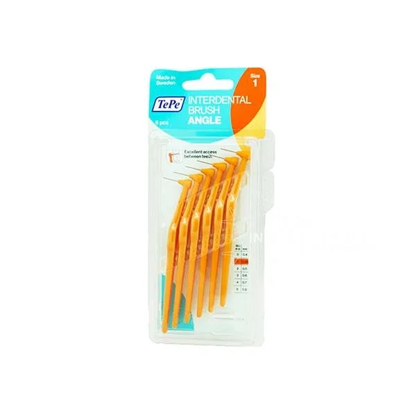 מברשת בין שינית זויתית – 415 כתומה 0.45mm TEPE – תמונה 2