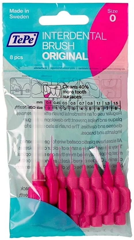 מברשת בין שינית רגילה – 407 ורודה 0.4mm TEPE – תמונה 4