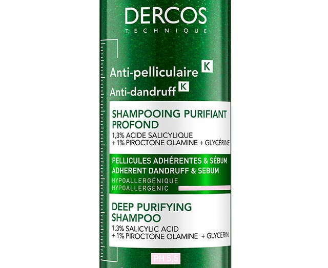 שמפו לטיהור עמוק נגד קשקשים DERCOS – תמונה 2